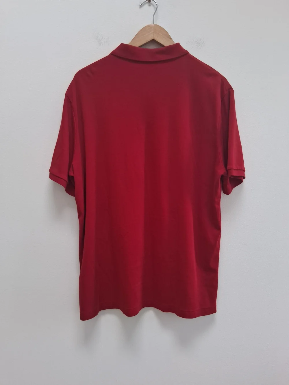Ralph Lauren Men’s Classic Fit Red Polo with Embroidered Pony Logo Large Classic